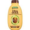 Garnier Ultra Soft - Shampoo per capelli secchi, ricci crespi, con olio di avvocato e burro di karitè, consistenza cremosa e untuosa, 300 ml, uomo e donna