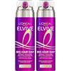 L'Oreal Paris L'Oréal Paris Elvive Big Hair Day Spray Volumizzante Rivitalizzante per Capelli Piatti e Senza Volume con Peptidi di Collagene Applicatore Multi Getto Lunga Durata 72H - 2 Flaconi da 200ml