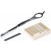 Otto Herder manicure Herder Solingen, Feather Styling Razor - Rasoio originale (argento)