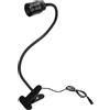 Asixxsix Lampada UV per Ciglia, Lampada per Extension UV 5 W Ad Asciugatura Rapida con Fascio Regolabile, Interruttore a Pedale, Collo di Cigno Ruotabile (EU)