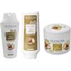 Glenova Cosmetics Kit Shampoo Balsamo Maschera Capelli con Olio di Argan