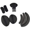LEEMASING 8 pezzi spugna per capelli Bump Up Volume inserti strumento semplice strumenti per capelli pastiglie kit per lo styling dei capelli per le donne quotidiano partito strumento per aumentare i capelli
