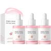 LinBomZony Pink Glow Siero con DNA di salmone peptidi coreano siero sbiancante viso per donne, trattamento idratante idratante, miglioramento irregolare (1Salmon DNA PDRN)