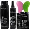 Yeshi SET VITALCARE IMPERIAL ARGAN: SHAMPOO 500ML + BALSAMO SPRAY 200ML + 2 MASCHERE MONODOSE 25ML+ SPAZZOLA SCIOGLINODI