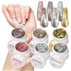 Generisch Gel di platino per - Colore glitterato ad alta densità in stile giapponese, gel da disegno, linea allungabile per manicure professionale, design, dettaglio, salone creativo, casa