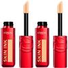 L'Oreal Paris L'Oréal Paris Fondotinta Correttore 2in1 Skin Ink Semipermanente 48h Medium Cool 180 Finish Matte No Transfer Texture Leggera - 2 Flaconi da 15ml