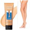 Dujuanus Leg Makeup Waterproof No Transfer, Leg and Body Scar Cover up Makeup for Varicose Veins Waterproof Black Skin, Long Last Body Foundation (2# Medium Golw)