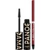 L'Oreal Paris L'Oréal Paris Mascara Volumizzante Panorama All Night Black Colore Nero Lunga Tenuta 24h + Matita Occhi Eyeliner Automatica Bronze Blaze Infaillible Grip 36H Waterproof Colore Bordeaux - Set da 2