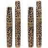 Warm Girl 2 Sets (4 Tubes) (Gel & Fiber) Mascara Set, Mascara Volumizzante Black, di mascara Ciglia Folte