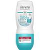 Lavera Deo Roll-On Basis Sensitiv - Natural & Sensitive - 0% sels di alluminio - vegan - Protezione deodorante affidabile 48h - cosmetici naturali -base di aloe vera bio e minerali naturali - 50 ml