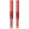 NYX Professional Makeup Shine Loud Rossetto Tonalità Magic Maker No Transfer Ultra-Pigmentato Gloss Brillante Lunga Tenuta 16h Finish Lucido Colore Intenso Formula con Oli Nutrienti - 2 Rossetti