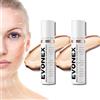 Shnbkls Evonex Age Defying Makeup, Evonex Age Defy Foundation, Crema idratante colorata anti-età, Fondotinta siero per donne, Tinta universale, Crema solare colorata per il viso con copertura leggera (2Pcs)