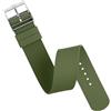 PNESHGTT Compatibile con Tudor Black Bay FXD serie M25707 M79363N cinturino in caucciù fluorurato 20mm 21mm 22mm in Omega IWC Rolex(Green Silver,22mm width)