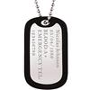 U7 Collana Uomo Personalizzata Pendente Piastrine Militari Dog Tag, Ciondolo Piastrina Incisione con Custodia Silicone + Catena 60 cm in Acciaio Inossidabile Colore Argento Regalo Confezione