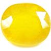 Gemsonclick 3 carati zaffiro giallo originale naturale ovale gemma sciolto