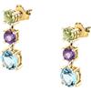 MORELLATO Orecchini Donna in Argento 925% riciclato con Zirconi colorati, Collezione TESORI-VENEZIA - SAXN39