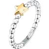MORELLATO Talismani Anello da donna in acciaio con stella, regalo per lei, multicolore