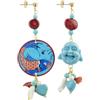 Lebole Maison Lebole Gioielli Orecchini da Donna Mix&Match The Circle Carpa Piccolo Turchese