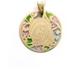 De Bussy Medaglia della Vergine del Camino Neocatecumenale in argento Sterling da 925 mm e smalte®.