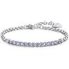 S'Agapõ Bracciale Donna in Acciaio e Zirconi | Collezione Dazzly - SDZ85