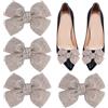MAYJOYDIY Clip per scarpe con strass, Strass, Strass, Bianco antico.