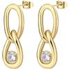 Brosway Orecchini Donna in Acciaio e Cubic Zirconia | Collezione RIBBON - BBN42