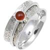 JEWELSTREZORO Anello in argento sterling 925 con pietre preziose, per uomini e donne, per meditazione, tutte le misure, realizzato a mano, TSR145