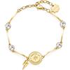 Brosway Bracciale Donna, Bracciale Rigido in Acciaio e Cristalli con Simbolo Rosa Dei Venti | Collezione Chakra - BHKB042