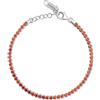 Brosway Bracciale Donna, Bracciale Tennis in Argento e Vitamin Orange | Collezione Fancy - FVO21