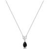 Brosway Collana Donna, Collana in Argento e Mystery Black | Collezione Fancy - FMB114