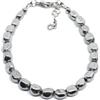 Generic Bracciale Donna Pepite di Ematite e Chiusura in Acciaio