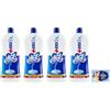 Felce Azzurra 4x Ace Candeggina Più +Denso Fresco Profumo - igienizza superfici e bucato in profondità - Bottiglia Squeeze 1Lt + 1 Confezione di Talco Felce Azzurra in omaggio, Busta da 100g