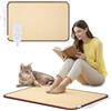 NujorWarm Scaldapiedi Elettrico NujorWarm, Tappetino Riscaldante da Sotto la Scrivania con 10 Livelli di Calore e Timer, Tappeto Riscaldante a Risparmio Energetico per Ufficio, Casa, Studio 220V 120W 47x67cm NM