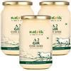 SATVIK PURE GHEE Ghee A2 Gir mucca 1 litro Churned from Vedic Bilona Method Bilona Ghee A2 mucca Desi Ghee (confezione da 3)