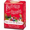 Pastiglie Leone ai FRUTTI DI BOSCO | Le mitiche Pastiglie Senza Coloranti Artificiali e Senza Glutine | Prodotto Vegano | Confezione da 10 Astucci tascabili da 30g