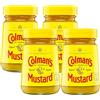 The Bramble Bay Colman's Original English Mustard | Deliziosamente piccante classico per trasformare i piatti | Senape versatile confezionata in barattolo | Confezione da 4 x 100 g