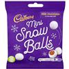 Cadbury Mini Snowballs Christmas Chocolate Bag 80g