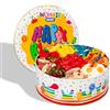 American Uncle Wunnie Bucket "Happy Birthday" by American Uncle - Idea regalo compleanno originale, scatola di caramelle compleanno bambini miste da 2kg |