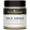 ITALIA SPEZIE - Sale grigio di Guerande fino - Vasetto da 300g, Sale Celtico o Bretone, sale naturale 100% non raffinato.