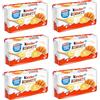 Zeus Party 6 Confezioni di Kinder Kornetti - Croissant alla crema al latte! Un cuore cremoso e delizioso, dal gusto delicato e avvolgente. 270 Grammi