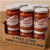 Generico Bomba Calabrese Piccante in Olio 6 Vasetti da 200g, Crema di Peperoncino e Verdure Tipica Italiana, Condimento Gustoso e Senza Glutine Ideale per Bruschette, Pasta e Secondi