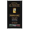Le Fascine RISERVA ORO - Olio Extravergine Di Oliva 100 % Italiano Estratto A Freddo In Latta Da 5 Litri 100% Monocultivar Provenzale