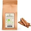 Kamelur 500g di cannella di Ceylon BIO intera - bastoncini di cannella di Ceylon interi (ca. 10 pz.) a bassissimo contenuto di cumarina, senza additivi - in confezione biodegradabile