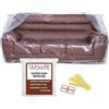 Wowfit Copertura per mobili - Borsa antipolvere per trasloco divano, scatole per traslochi, sacchetto di plastica trasparente e inodore per traslochi - 4 mil di spessore - 92 L x 42 P x 62/41 H