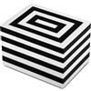 Handicrafts Home Concentrics Collection - Scatola portaoggetti decorativa, multiuso, 15,2 x 11,4 x 10,2 cm