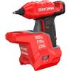 CRAFTSMAN Mini pistola per colla a caldo senza fili V20 e bastoncini con luce LED, riscaldamento rapido, doppia regolazione della temperatura, compatta, batteria venduta separatamente (CMGL100B)