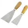 Aexit 2pcs 2' '3' 'Larghezza Metal Blade Manico in legno Muro a secco Raschietto per stucco ID: 788370