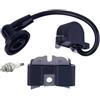 LIWaaGe Adatto for Hus 242 42 234 238 246 36R 244RX Motosega Decespugliatore Tosaerba Set di bobine di accensione