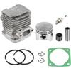 LIWaaGe Adatto for moto da a 2 tempi da 49 cc, ATV, quad, testata motore 44-6 con kit pistone da 44 mm