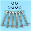 DORFEY Kit di 6 viti di regolazione del tendicatena adatte for motoseghe H-u-s-q-v-a-r-n-=a 36 41 136 137 141 142 235 240 E.
